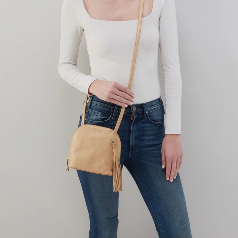 HOBO Brown Crossbody Bag with Sleek Design - Picture 5 of 6